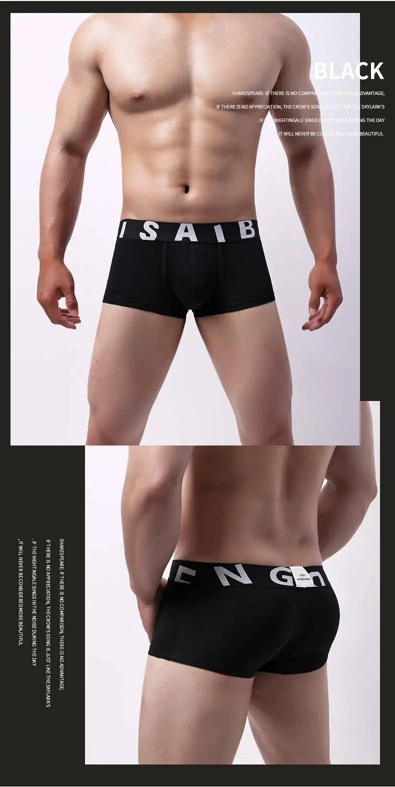 New Cotton Boxer Men Underwear