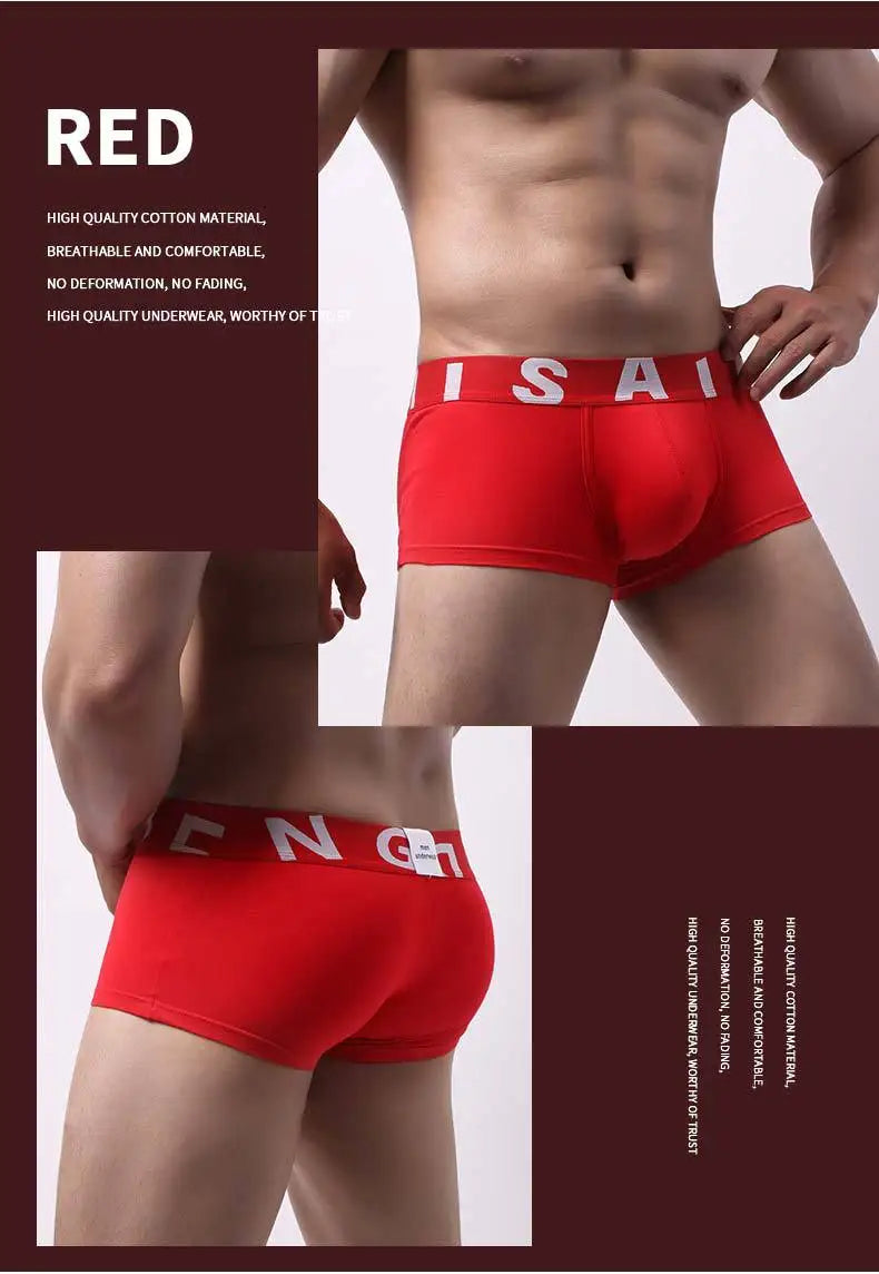 New Cotton Boxer Men Underwear