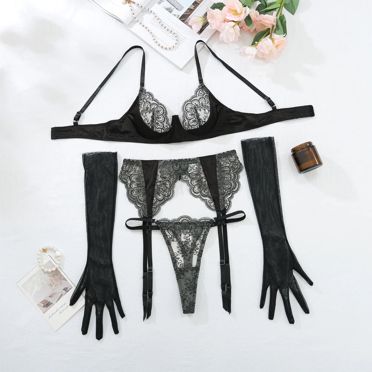 Moonlit Lace Set