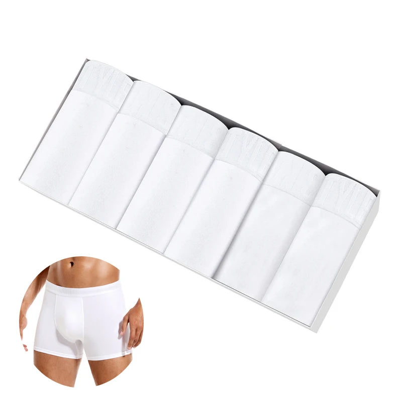 6Pcs Mens Boxershorts Cotton