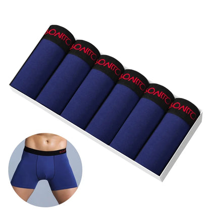 6Pcs Mens Boxershorts Cotton