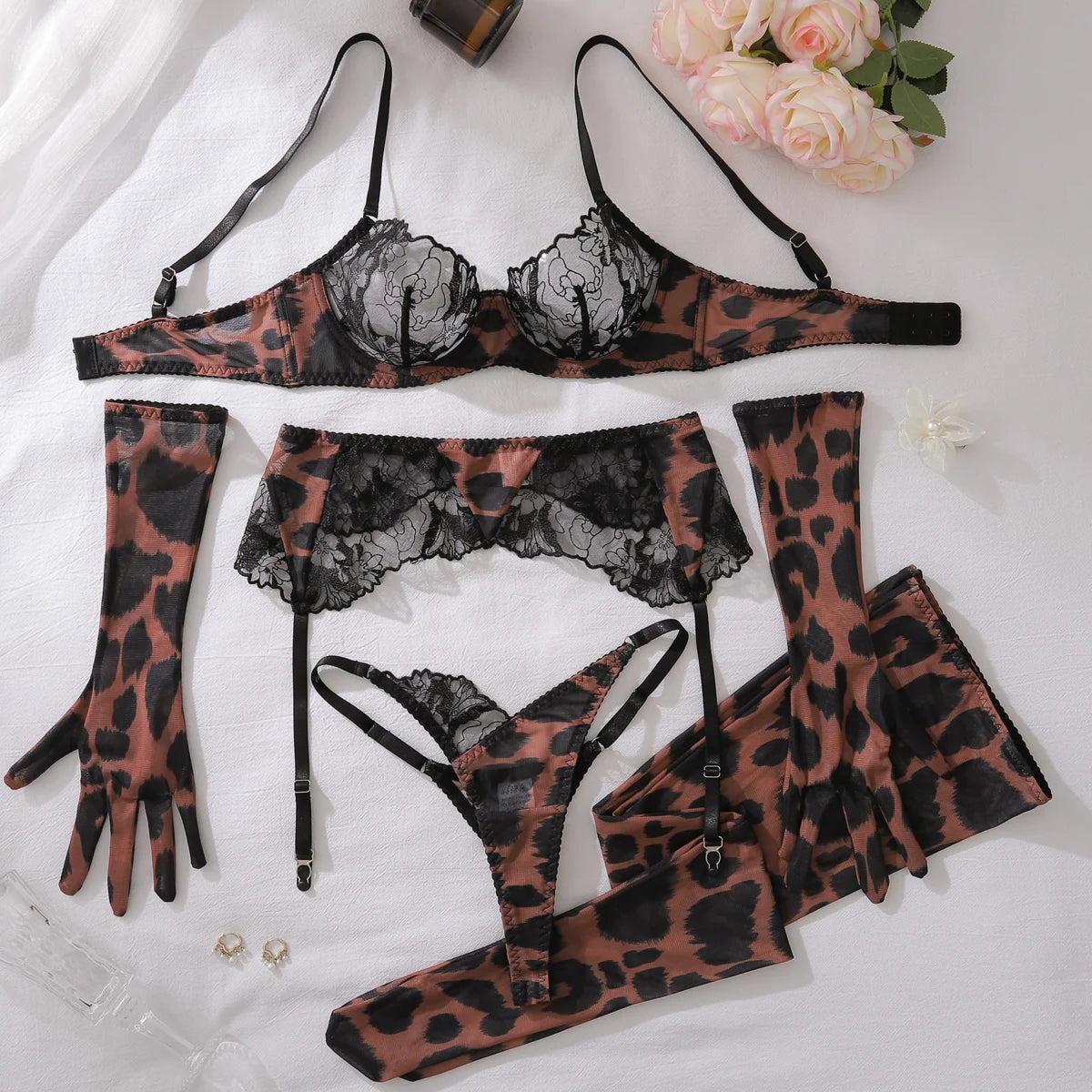 Midnight Leopard Set