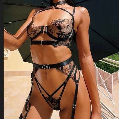 Black and Red Orchid Set