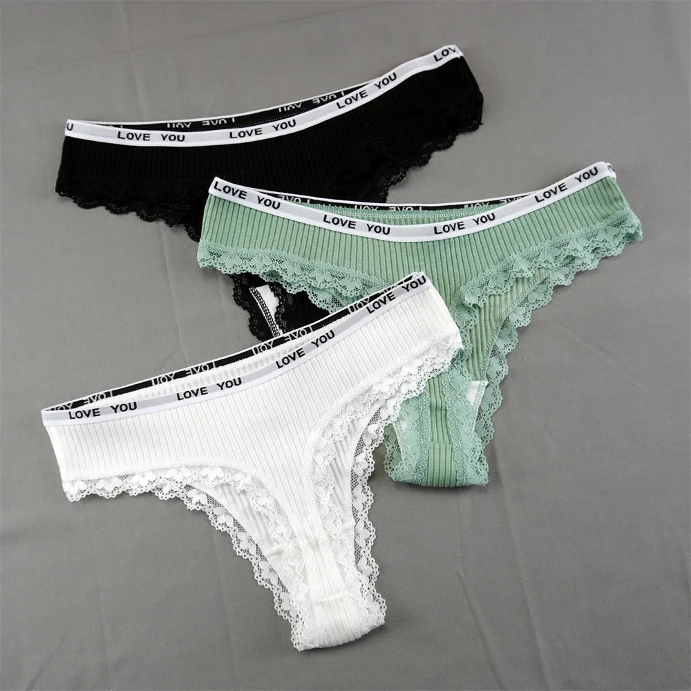 3PCS/Set  Cotton Ladies Panties
