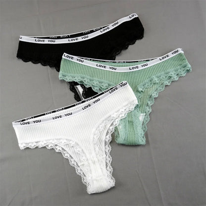 3PCS/Set  Cotton Ladies Panties